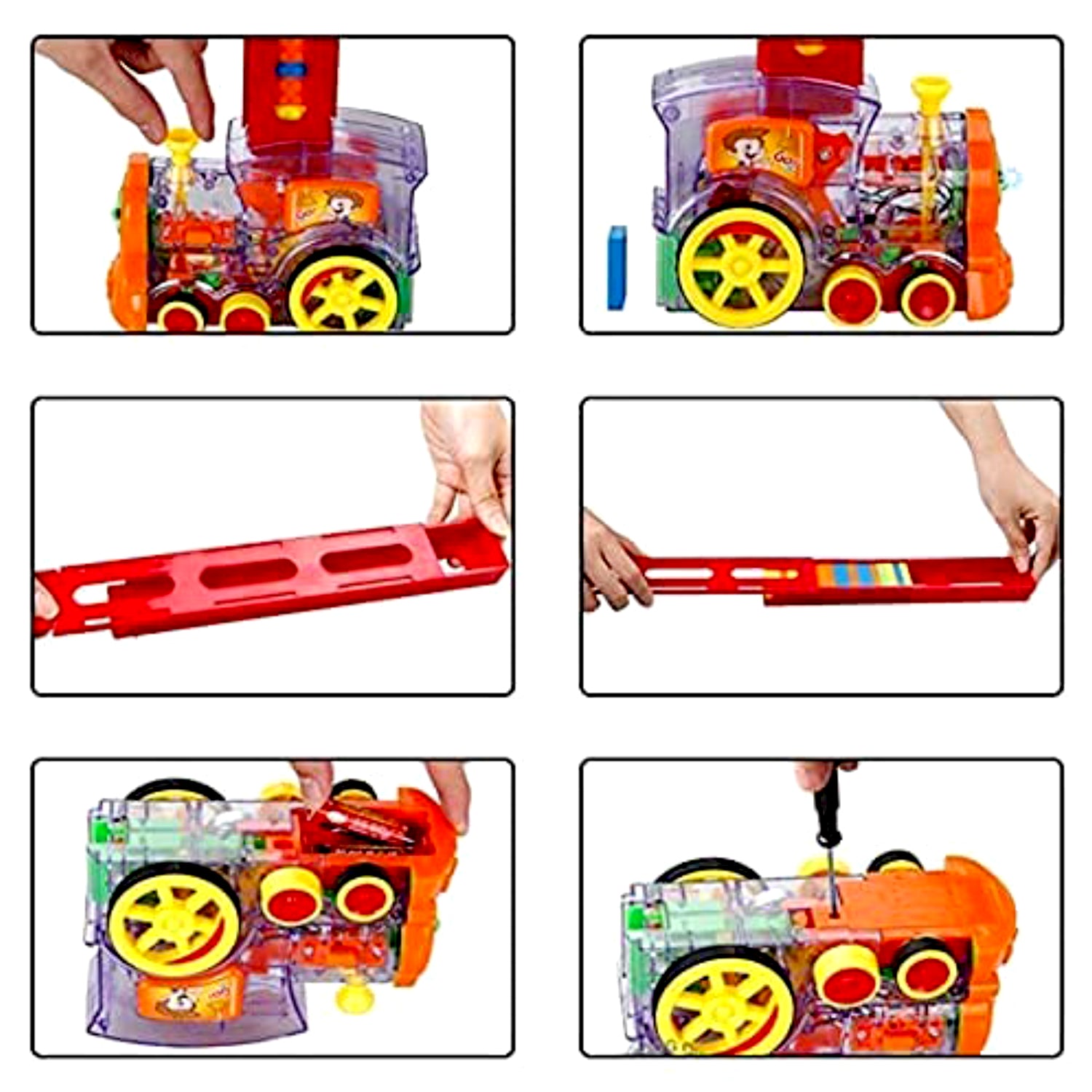 4887 Play Game Transparent Funny Train Engine With Blocks Set 60 Blocks Toy With Music And Lights Automatic Blocks Toy Train Set For Kids ( Batteries Not Included) 4887 Play Game Transparent Funny Train Engine With Blocks Set 60 Blocks Toy With Music And Lights Automatic Blocks Toy Train Set For Kids ( Batteries Not Included)